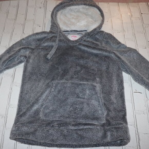 Member's Mark Cozy Plush Pullover with hood and pocket Size Small Gray - Picture 1 of 4